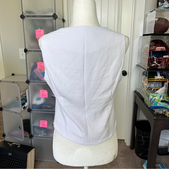 Abercrombie & Fitch Mara Premium Crepe Vest Squareneck Set Top Size Small - Picture 5 of 9